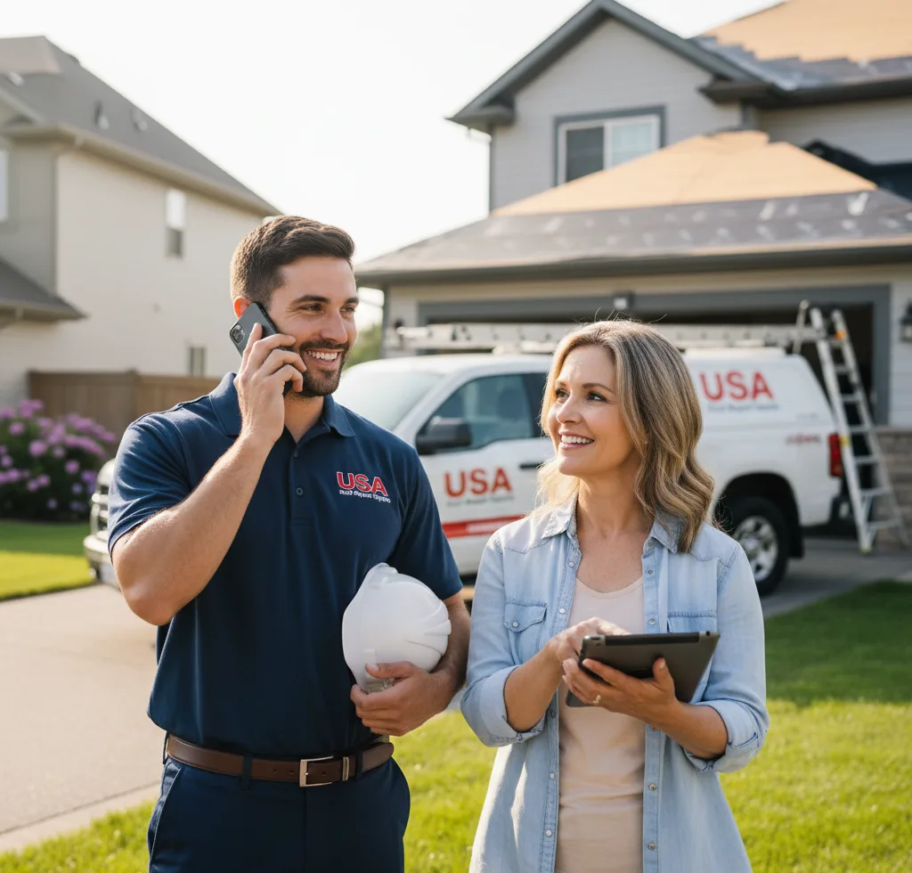 USA Roof Repair Experts customer support in Indianapolis City